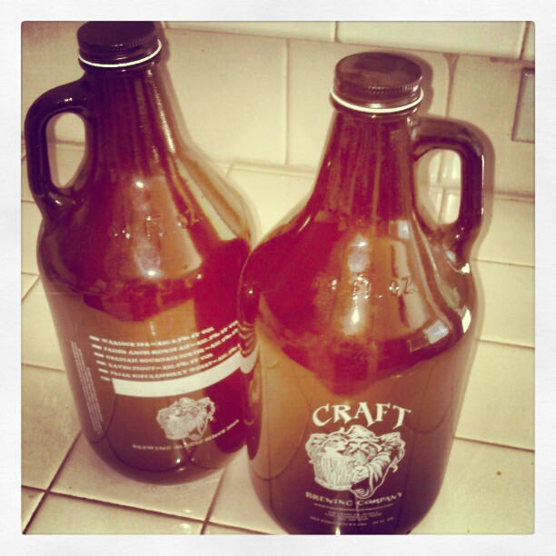 carft brewing company growlers